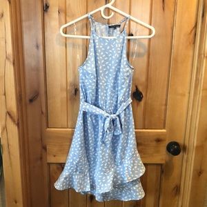 Women’s Sz S Staccato Light Blue Belted Dress